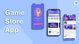 Mobile Game Store  Flutter Design [upl. by Henderson]