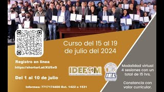 Programa de Capacitación para los Servidores Públicos del 19 de julio 2024 [upl. by Yendic]