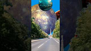 falling on Earth planet VFX short video viral VFX part 41 Earth planet VFX shorts [upl. by Icaj]