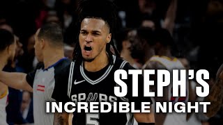 Stephon Castle with HUGE Fourth Quarter vs GSW [upl. by Einhapets]