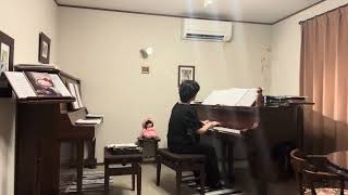 JSBach The WellTempered Clavier No17 Prelude practice note1 [upl. by Ahsinak]