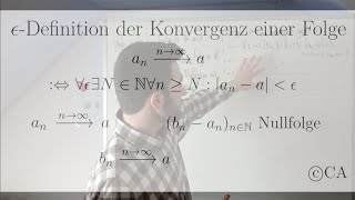 Epsilon Konvergenz Folge  Erklärung Aufgabe Beweis Analysis [upl. by Younglove868]