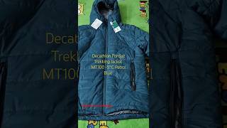 Decathlon Forclaz Trekking Jacket MT100 5°C Petrol Blue shorts decathlon jacket [upl. by Barde]