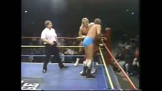 Bill DundeeJeff Jarrett vs The Stud Stable Robert FullerBrian Lee USWA Dallas 1990 [upl. by Harret]