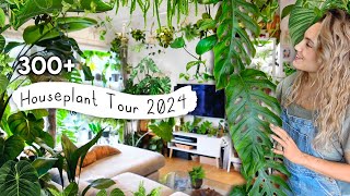 300 Houseplant Tour 🌿 2024 Plant Collection Home Tour Rare and Common 🌱 [upl. by Llerrut241]