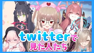 【切り抜き】インターネットTwitterで話題になったキャラたちを紹介してくれるインターネットの女【ブルーアーカイブ名取さな】 [upl. by Ahsirhcal]