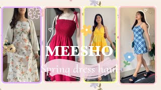 Meesho Spring dress haul this will blow your mind😭😩✨true review [upl. by Charron]