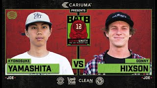 BATB 12 Kyonosuke Yamashita Vs Donny Hixson  Round 1 [upl. by Hegarty77]