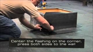 Rubber Roofing EPDM  Outside Corner Flashing [upl. by Duester286]