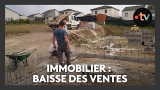 Immobilier bâtiment  les ventes de logements neufs en chute libre [upl. by Wolbrom]