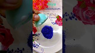 Easy Diya Decoration Ideas For Kidsjyoticraftgallery artandcraft craftideas diwalidecorytshorts [upl. by Eanore754]