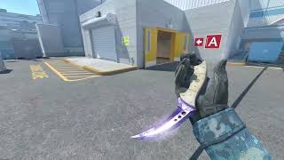 CS2 Skins Talon Knife  Doppler Factory New  Black Pearl  4k60fps [upl. by Busey]