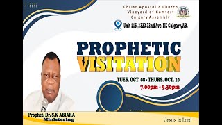 PROPHETIC VISITATION  DAY 01  Prophet Dr SK Abiara [upl. by Elora]