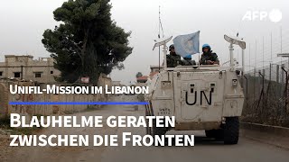 Die Unifil im Libanon Friedenstruppe zwischen den Fronten  AFP [upl. by Halpern]