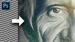 This Magic Texture Creates an Engraved Money Effect in Photoshop [upl. by Felipe]