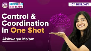 Control and Coordination in One Shot Class 10 Science Biology Concepts MCQs  BYJUS Class 10 [upl. by Almita]