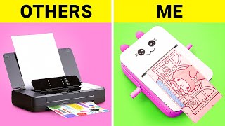 BRILLIANT CARDBOARD IDEAS  Cute DIY Printer Smart Parenting Crafts amp DIY Toys by 123 GO SCHOOL [upl. by Hairakcaz]