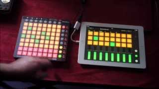 LaunchPad Mini LaunchPad App LaunchKey Demo for iPad [upl. by Rondi]