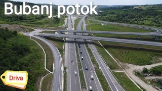 Petlja Bubanj potok snimak radova na isključenju za Beograd  snimak mesta budućih cevi tunela [upl. by Ahsenar739]