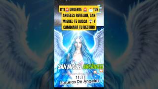 1111🚨URGENTE 🚨 📩TUS ANGELES REVELAN SAN MIGUEL TE BUSCA 😱 Y CAMBIARÁ TU DESTINO sanmiguel [upl. by Ydorb965]