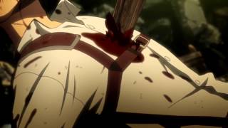 【進撃の巨人】Shingeki no Kyojin HD EPISODE 24  Eren Titan Transformation vs Annie Scene エレンの戦いの女性の巨人 [upl. by Madancy342]