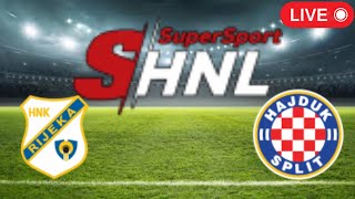 🔴 LIVE HNK Rijeka vs Hajduk Split  Croatian Football League 202324 [upl. by Adnalro]