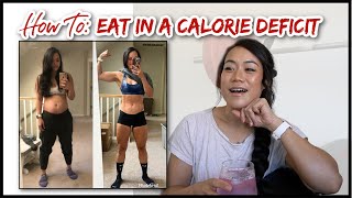 5 TIPS How To Successfully Eat In A Calorie Deficit [upl. by Nemzzaj400]