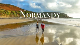 Top 10 Places To Visit in Normandy  Travel Guide [upl. by Ateloj231]