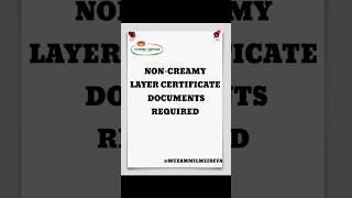 HOW TO APPLY FOR NON  CREAMY LAYER CERTIFICATE [upl. by Toombs]