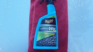 Meguiars Hybrid Ceramic Wax  Sio2 Infused Spray Coating [upl. by Roobbie]