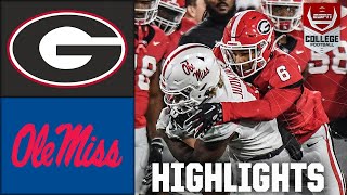 Georgia Bulldogs vs Ole Miss Rebels  Full Game Highlights [upl. by Davide583]