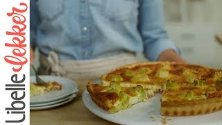 Quiche met spekjes en prei [upl. by Ardnaz]