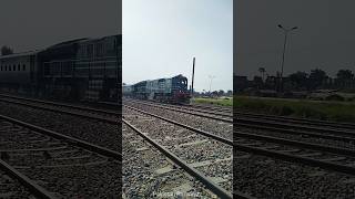 High Speed train Tezgam Express 7up passing Kot Radha Kishan railway train trainvideo pakrail [upl. by Kehoe]