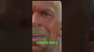 BROCK LESNAR VS TRIPLE H 2013 [upl. by Tuorah]