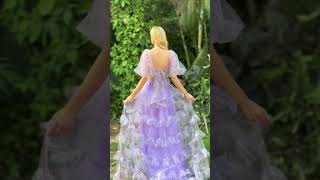 💜Who is suitable to wear this dress prom lilac beautyproducts purple [upl. by Marsland923]