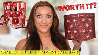 UNBOXING THE CHARLOTTE TILBURY ADVENT CALENDAR 2024  Is it WORTH IT [upl. by Ahsemed]