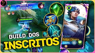 TESTANDO A BUILD DA GALERA BUILD FULL DANO LATE GAME  XAVIER GAMEPLAY  Mobile Legends [upl. by Retsof]