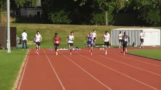 100m race 7 Tonbridge AC Evening Open Meeting 6th August 2024 [upl. by Idham]