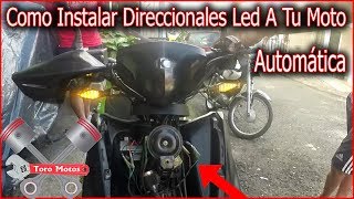 Como Instalar Direccionales Led A Una Moto  Agility 125 [upl. by Anyk]