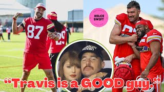 HEARTFELT Travis Kelce’s bro Clyde Edwards Helaire SHARES how GOOD Trav is  “He’s the BEST” [upl. by Bonnette]