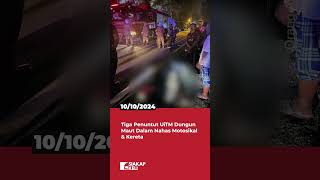 Tiga Penuntut UiTM Dungun Maut Dalam Nahas Motosikal amp Kereta [upl. by Klarika]