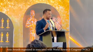 CEO Speech after becoming Asias Professional Education Institute  Asia Awards [upl. by Ydor]