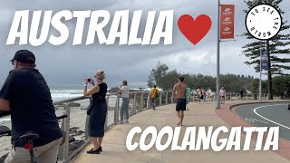 4k  Coolangatta Beach In Gold Coast Australia [upl. by Yllitnahc576]