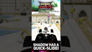 Sonic x Shadow Generations COMPLETELY CHANGED The Quick Step Introducing Quick Slide [upl. by Shotton746]