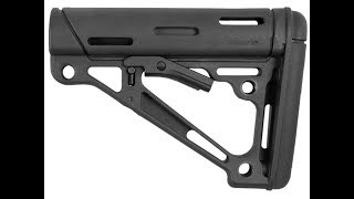 AR15 Hogue Overmold Stock on Ruger AR556 [upl. by Teragram]