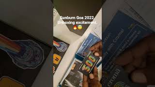 sunburn goa 2022 unboxing ticket [upl. by Ninahs]