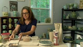 How to Make and Use Sprig Molds for Pottery  JEN MECCA [upl. by Strickler]