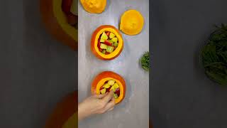 How to cook a delicious Pumpkin🎃 Как приготовить вкусно Тыкву Запечаная тыква с мясом и овощами [upl. by Lednam]