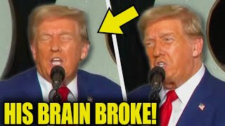 Trump VISIBLY SHAKEN As Speech Instantly IMPLODES [upl. by Kovar]