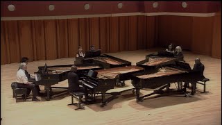 Bolero by Maurice Ravel16 hands five pianos [upl. by Yrad]